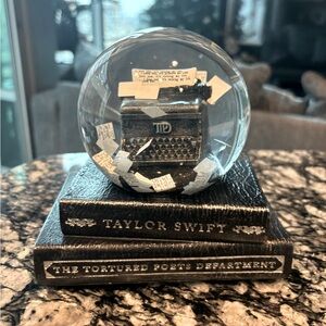 Taylor Swift The Tortured Poets Department Snow Globe TTPD - Brand New!